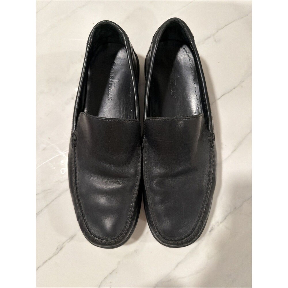 Cole Haan Keating Venetian Black Leather Slip-On Loafer AIR Outsole 10.5